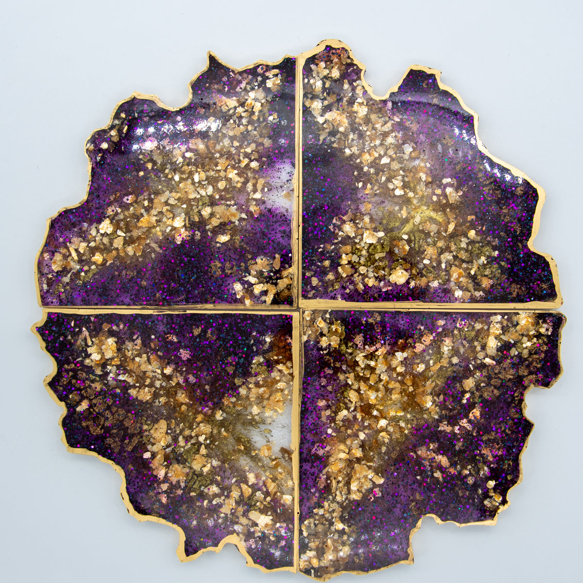 Gold Leaf Coasters – Zibra