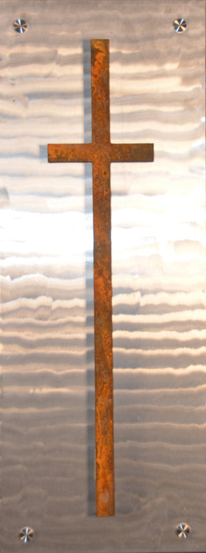 Rusted Cross on Metal - Shirley's Loft - 2