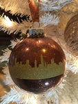 Large Copper and Gold 4” Signature Ornament - Holiday Glitz Collection