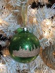 Large Green 4" Signature Ornament - Holiday Glitz Collection