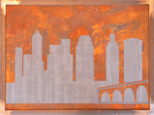 Cleveland Skyline with Steel Frame - Shirley's Loft - 2