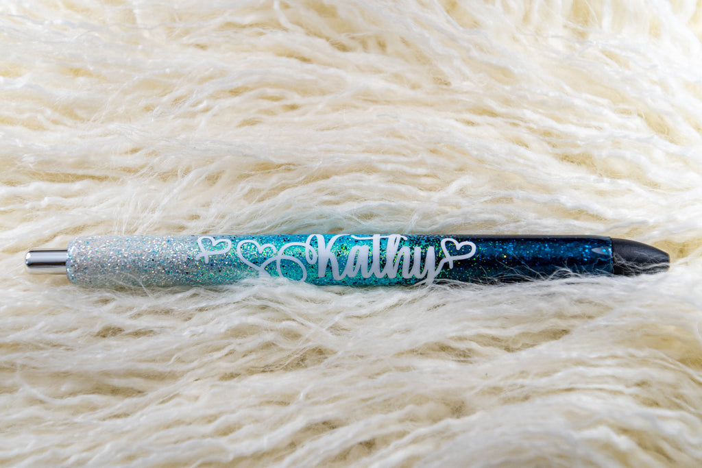 Custom Glittered Gel Pen